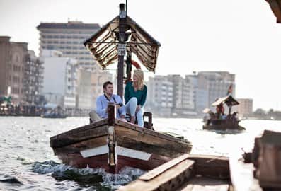 Abra ride at the Dubai Creek