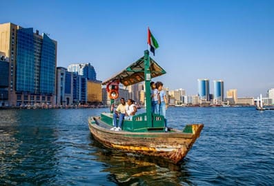Boat Riding at Dubai Creek in Dubai