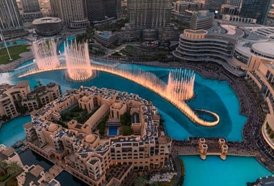 downtown dubai fountain neighbourhoods