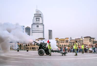 مدفع شهر رمضان المبارك في دبي