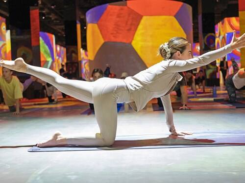 immersive yoga infinity des limieres in Dubai