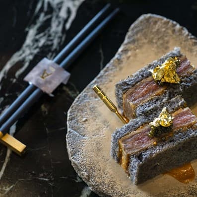 Wagyu sandos no Clay Dubai