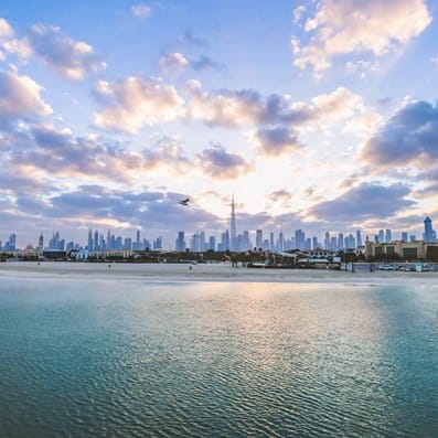 burj al arab jumeirah beach hotel dubai skyline