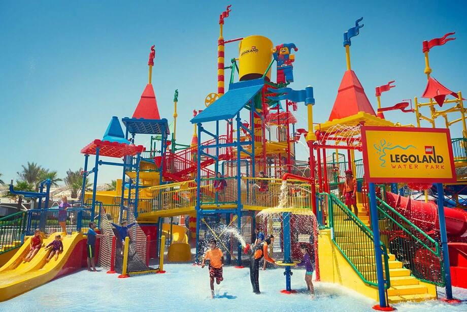 Legoland Water Park is just one of the fun options at Dubai Parks and Resorts in Jebel Ali. 