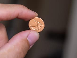 Dirham fils coin UAE
