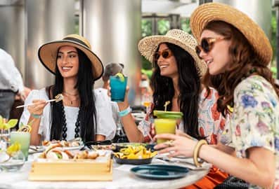 brunch at Address Sky View